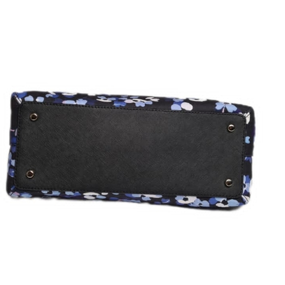 Kate Spade New York Hydrangea Flowers Leather Med Dome Satchel (w/ Dust Bag) - Picture 4 of 5